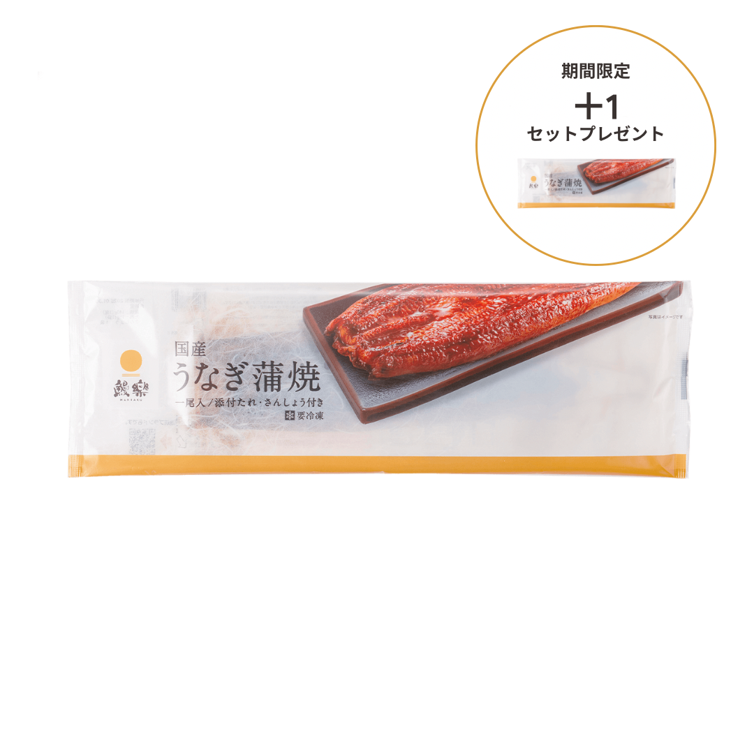 【数量限定＋1尾】<br>【在庫なくなり次第終了】<br>国産うなぎ蒲焼 長焼【中】<br>＜1～2人前＞