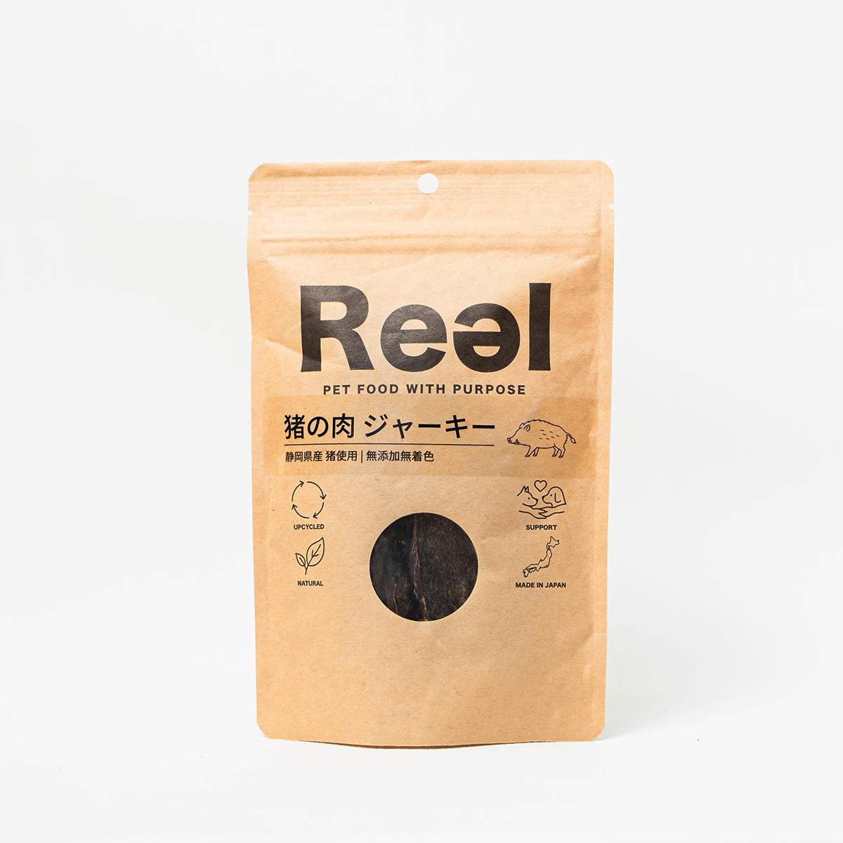 【犬用おやつ】<br>猪の肉ジャーキー 40g