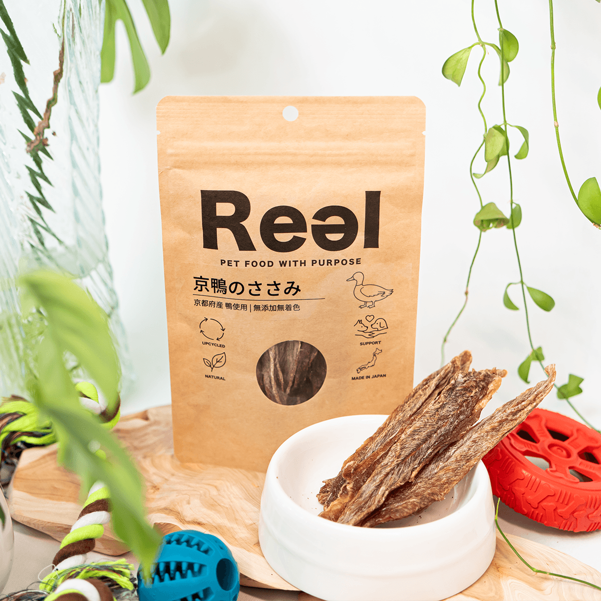 【犬用おやつ】<br>京鴨のささみ 40g
