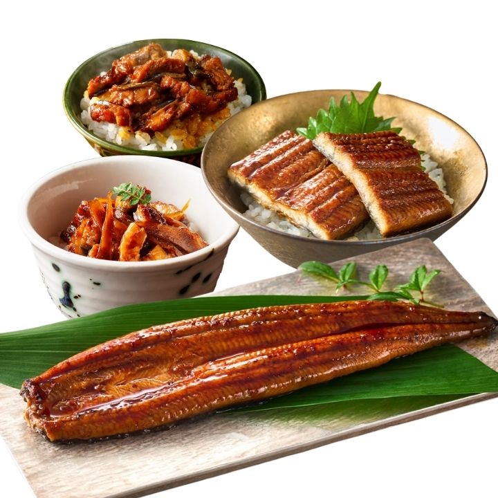 【送料無料】<br>【公式通販限定】国産うなぎ蒲焼 <br>詰合せ4種セット