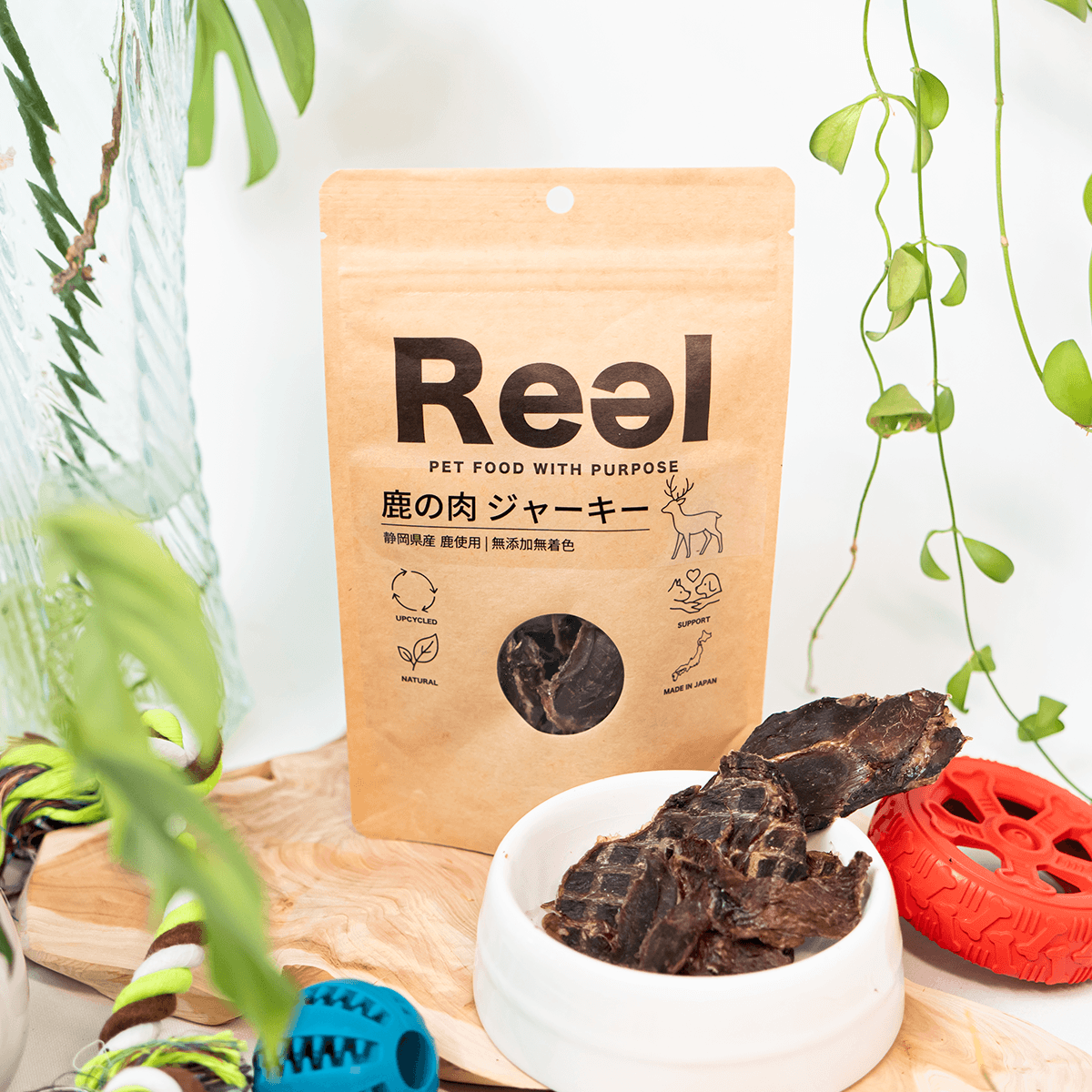【犬用おやつ】<br>鹿の肉ジャーキー 40g