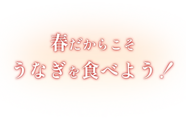 春だからこそうなぎを食べよう！