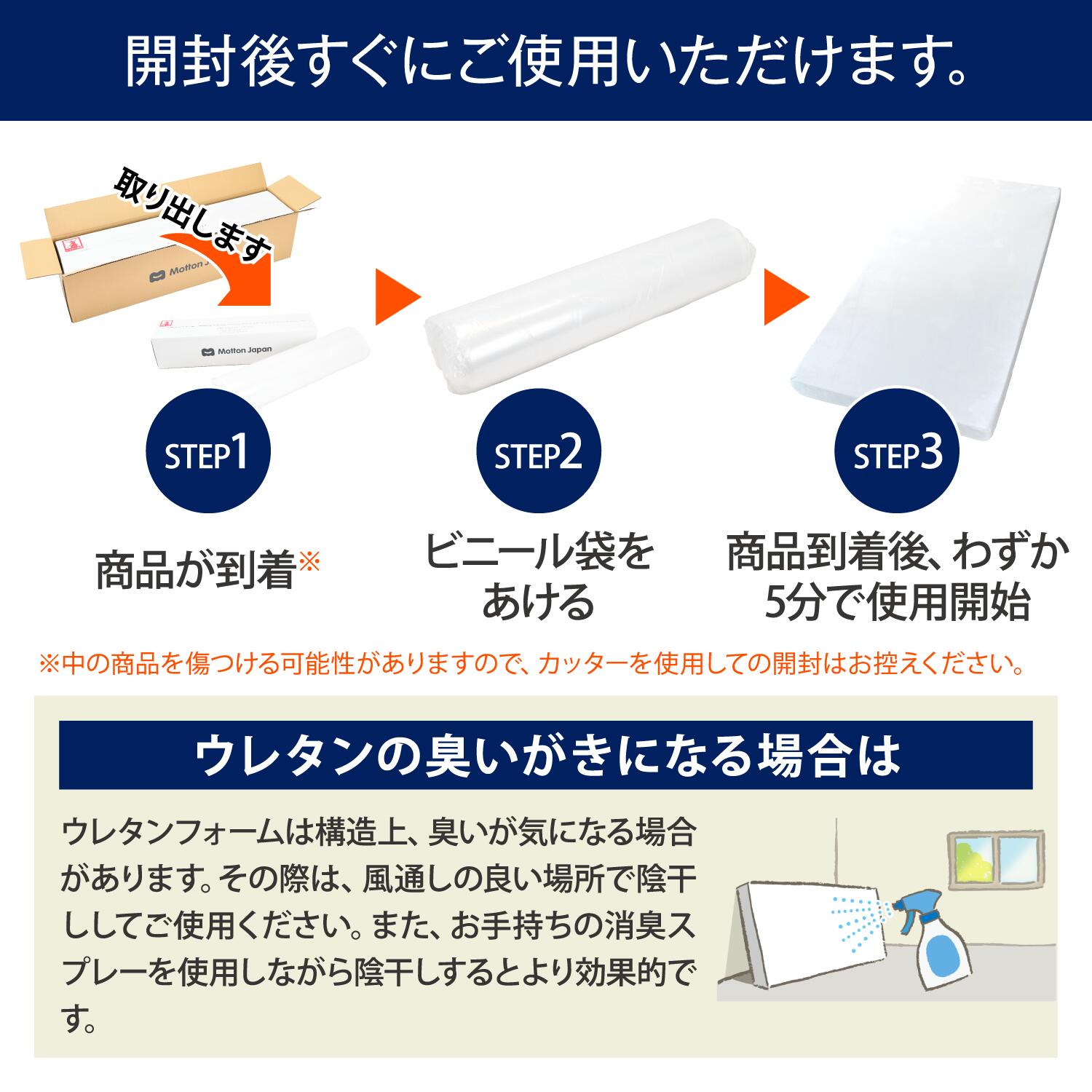 高反発マットレス「モットン」【返金保証付き】 サイズ: シングル, かたさ: 170N（レギュラー）