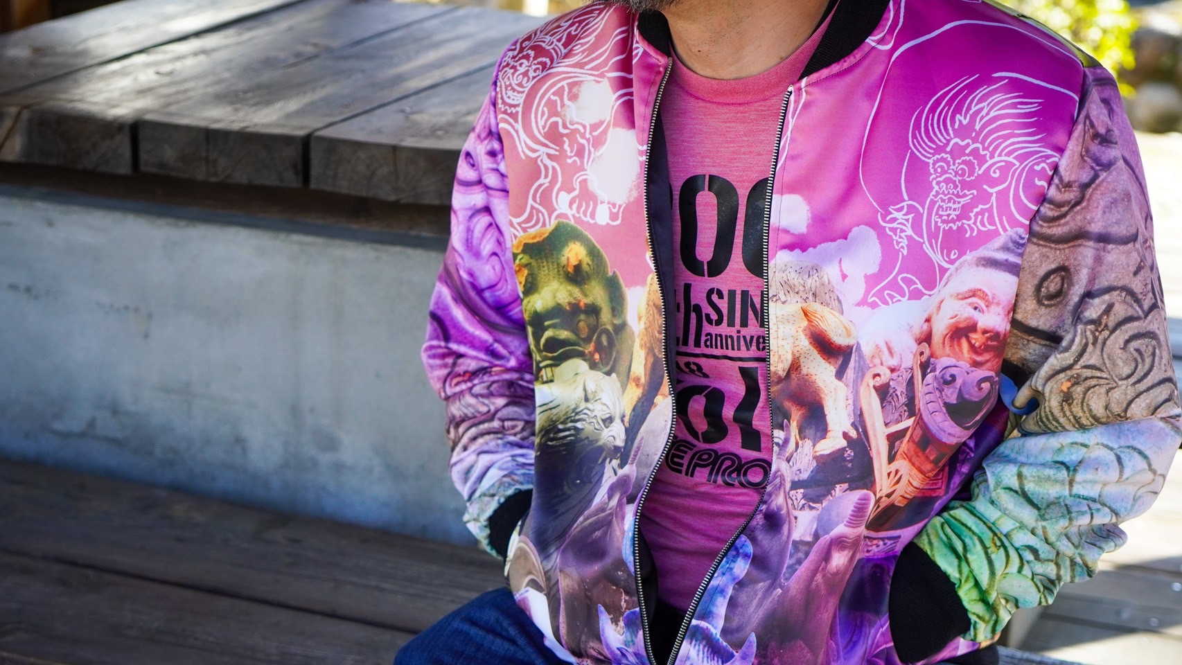 鬼瓦ボンバージャケット【受注生産】Onigawara Bomber Jacket [made to order]