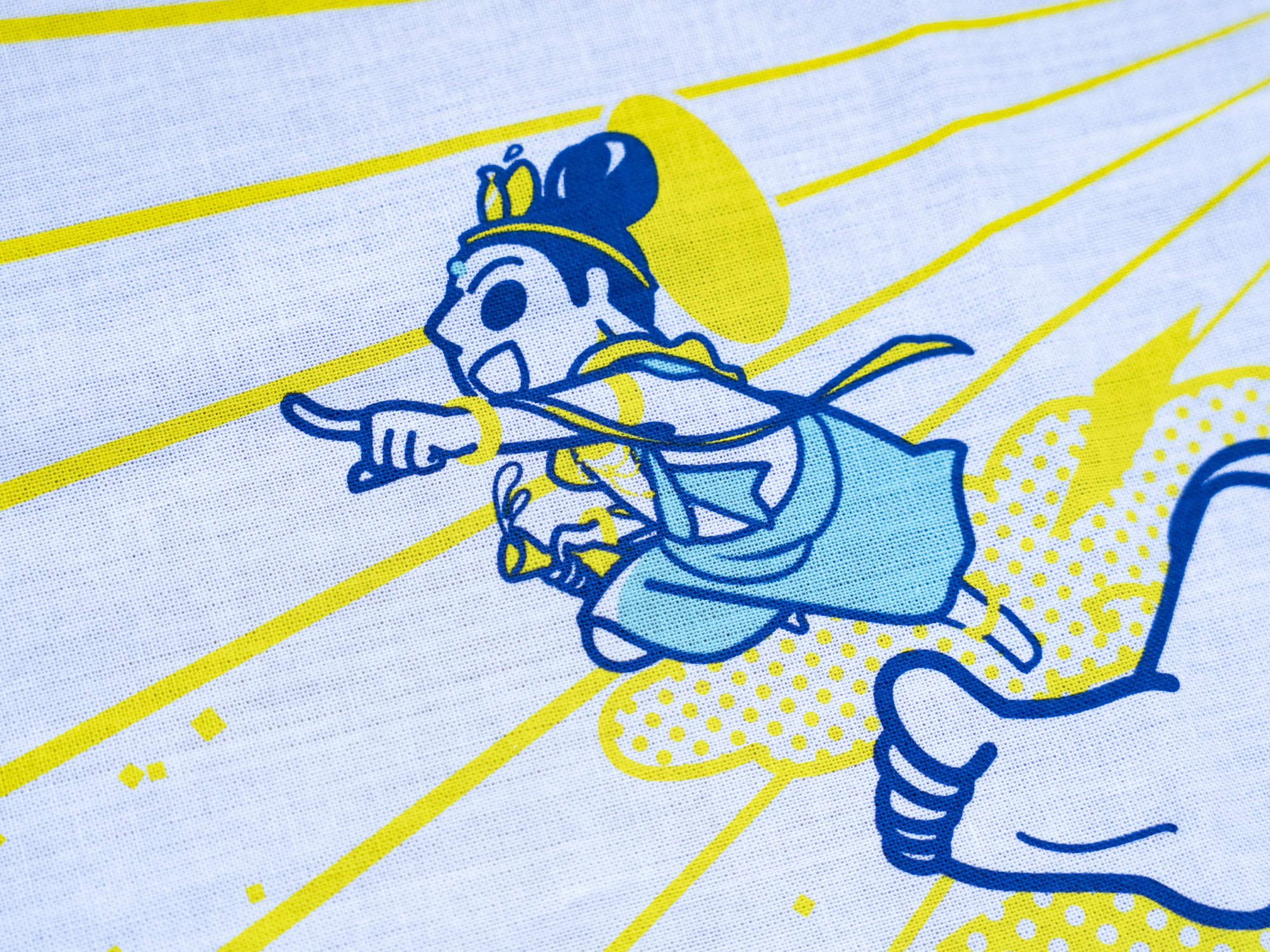 『阿弥陀三尊来迎図』　手ぬぐい