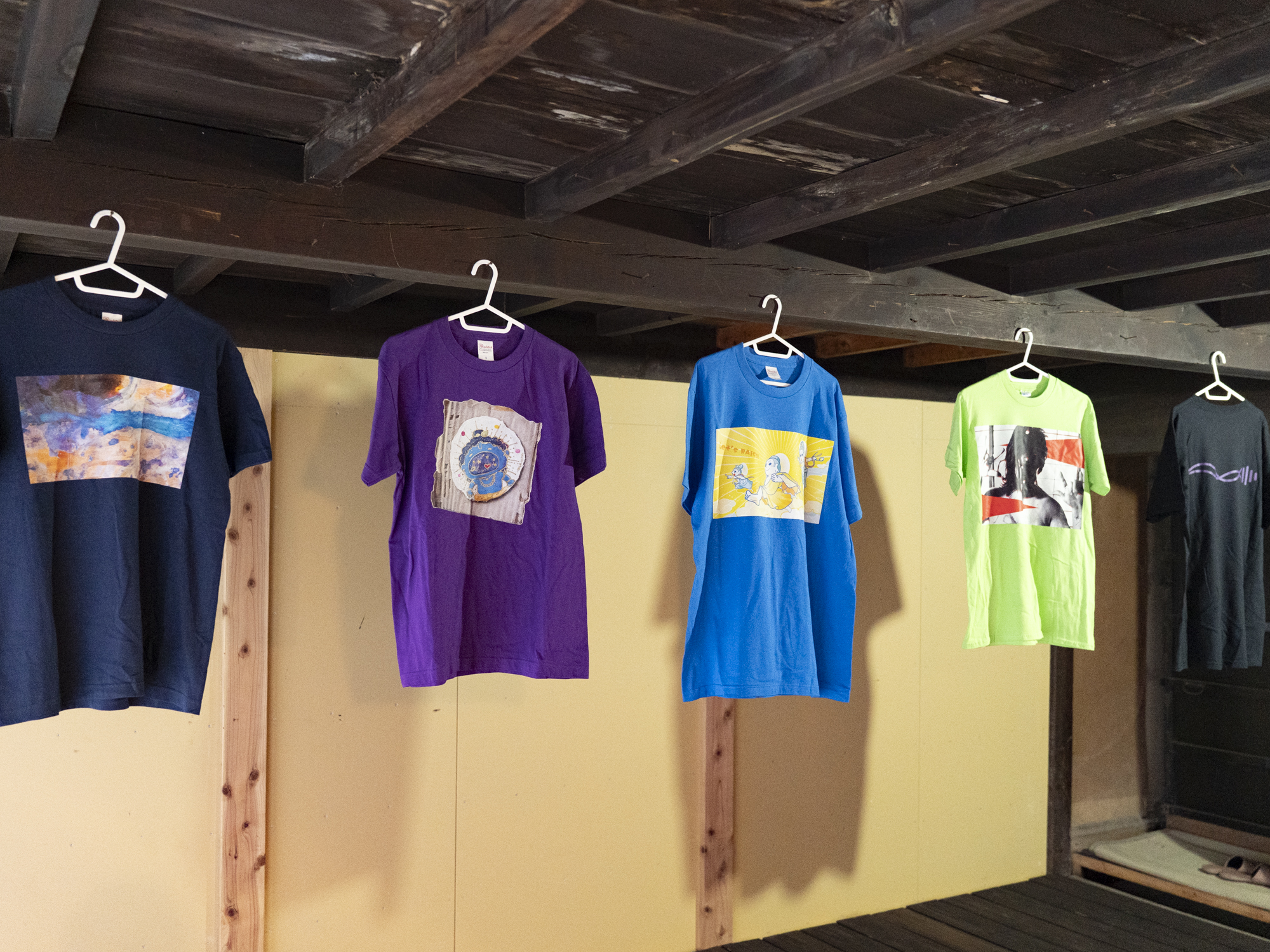 『阿弥陀三尊来迎図』Tシャツ