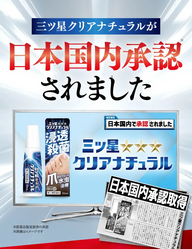 日本国内で正式承認されました