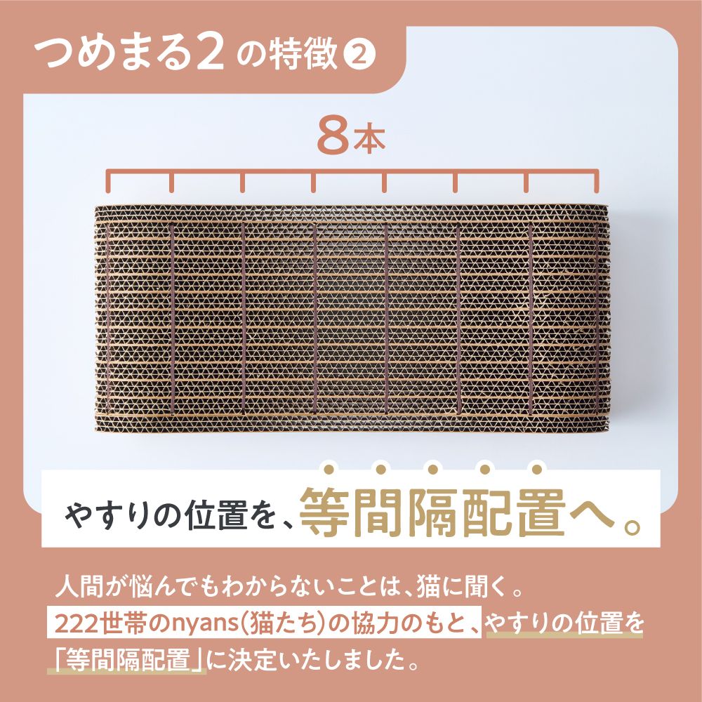爪が丸くなるnyansの爪とぎ【つめまる2】(新モデル)