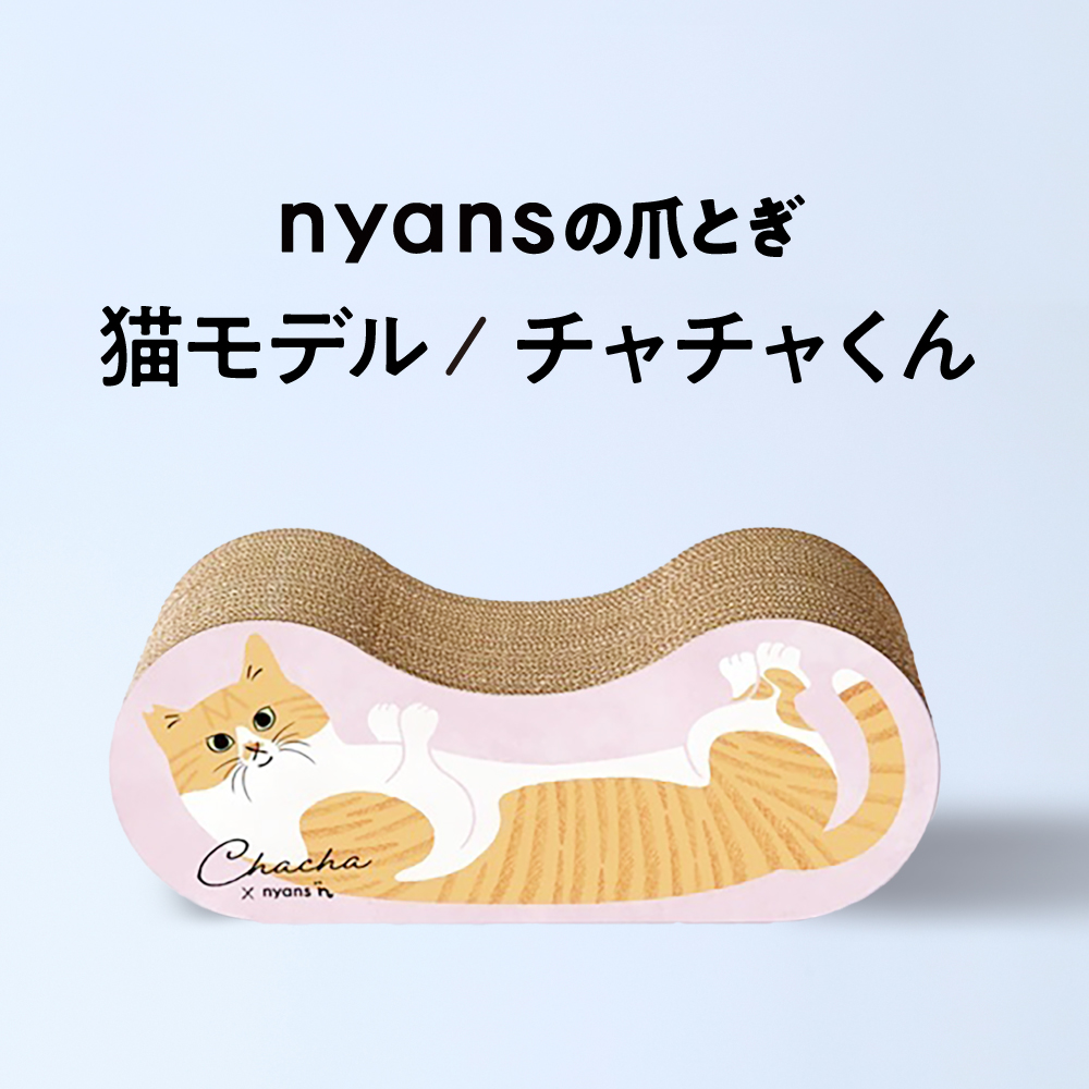 nyansの爪とぎ/猫モデル【チャチャくん】