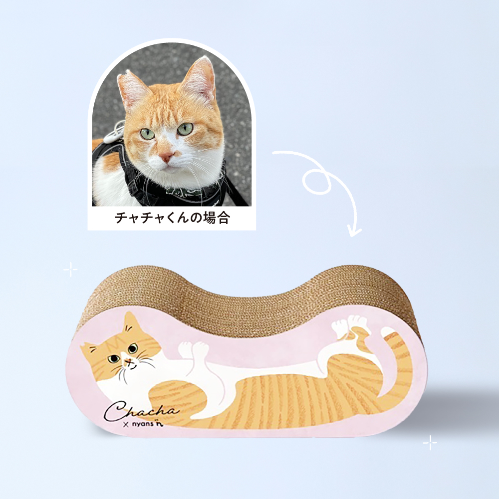 nyansの爪とぎ/猫モデル【チャチャくん】 商品画像2