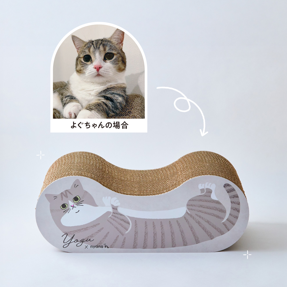 nyansの爪とぎ/猫モデル【よぐちゃん】 商品画像2