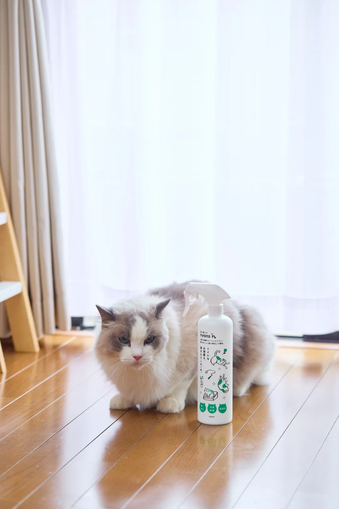 猫のそばでも安心して使えるスプレー
