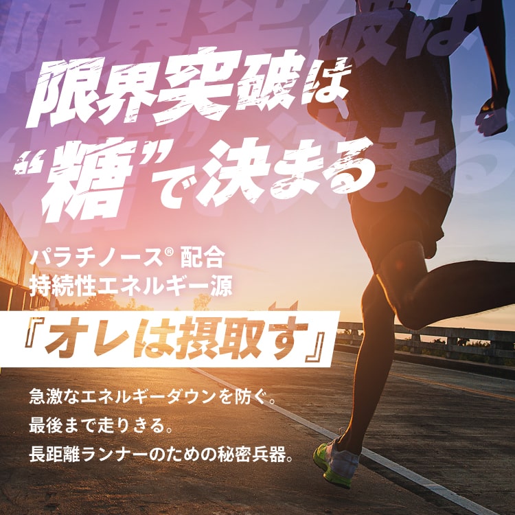 俺は摂取す　長距離ランナー