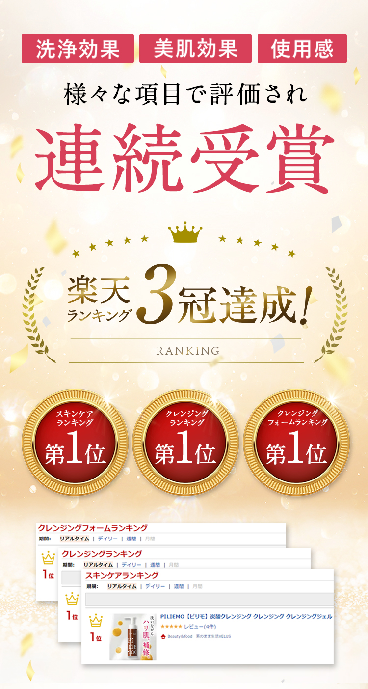 様々な項目で評価され連続受賞