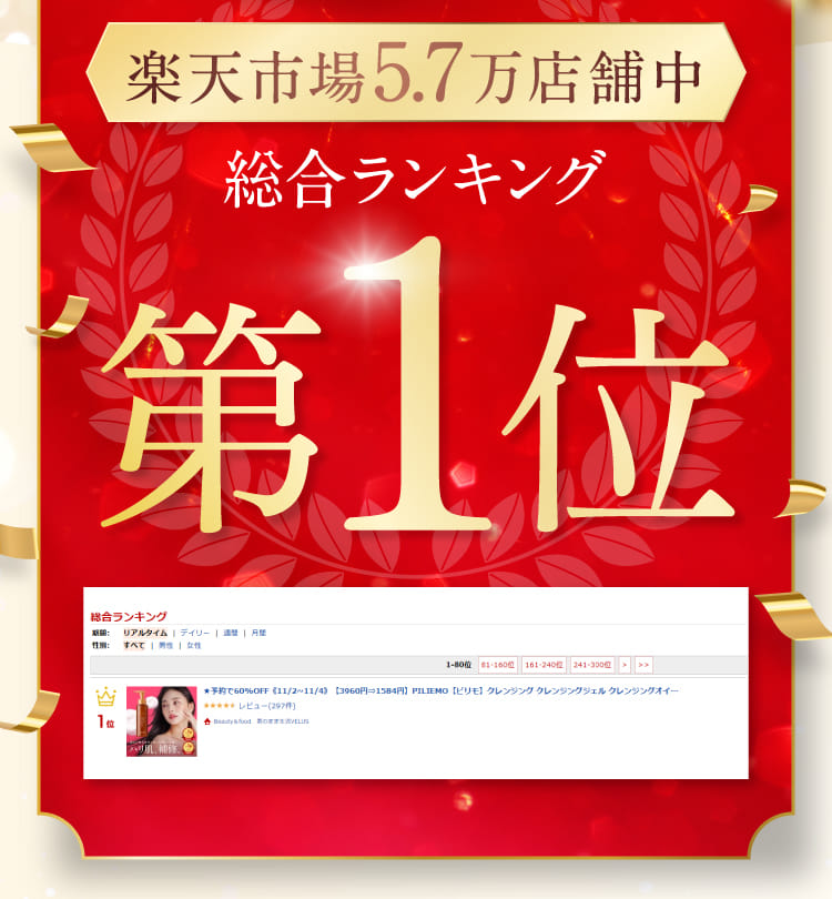 総合ランキング第1位