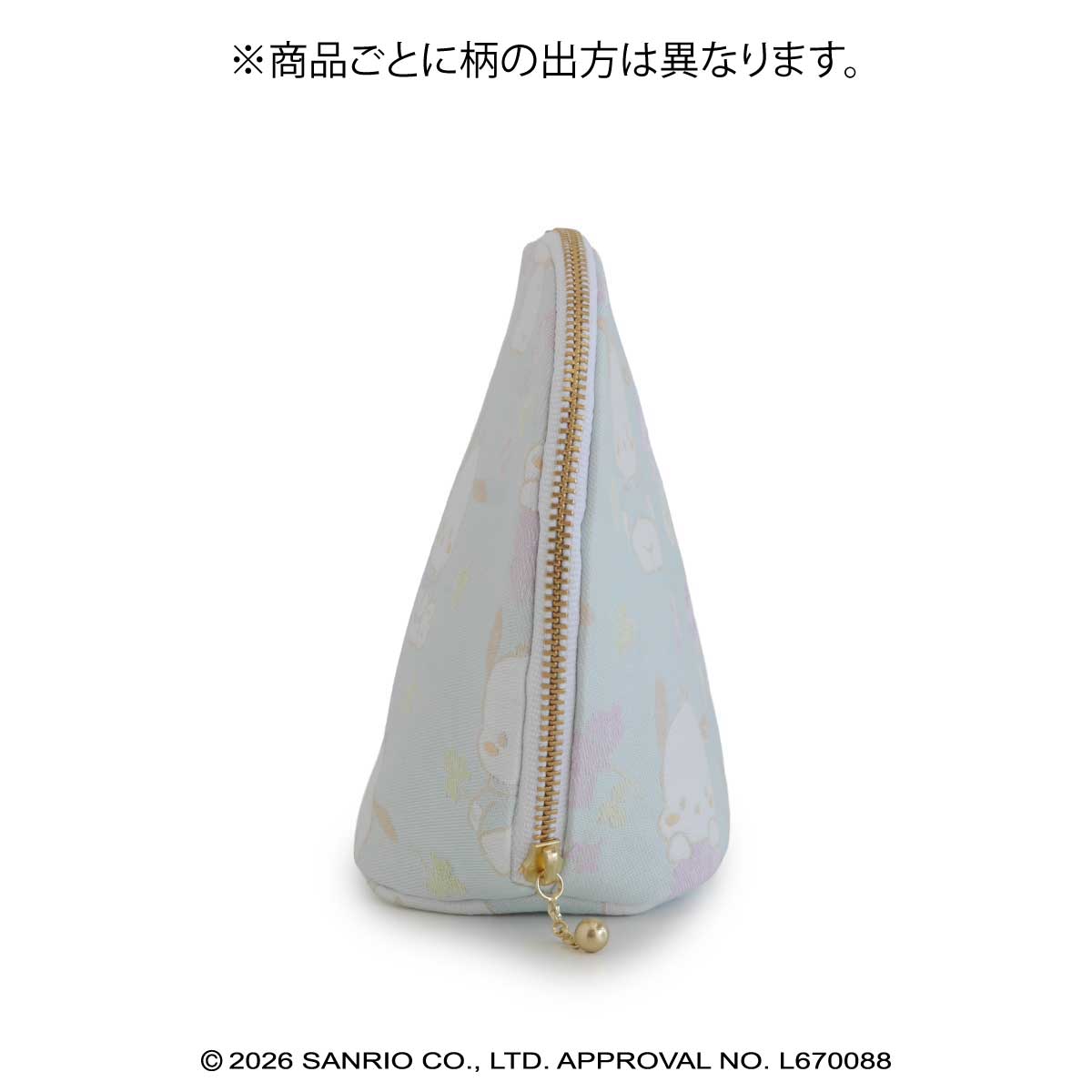 ポチャッコ・桐生織シェルポーチ ギフトボックス（有料）: なし