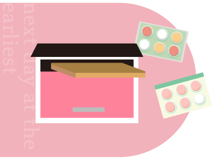 next day at the earliest