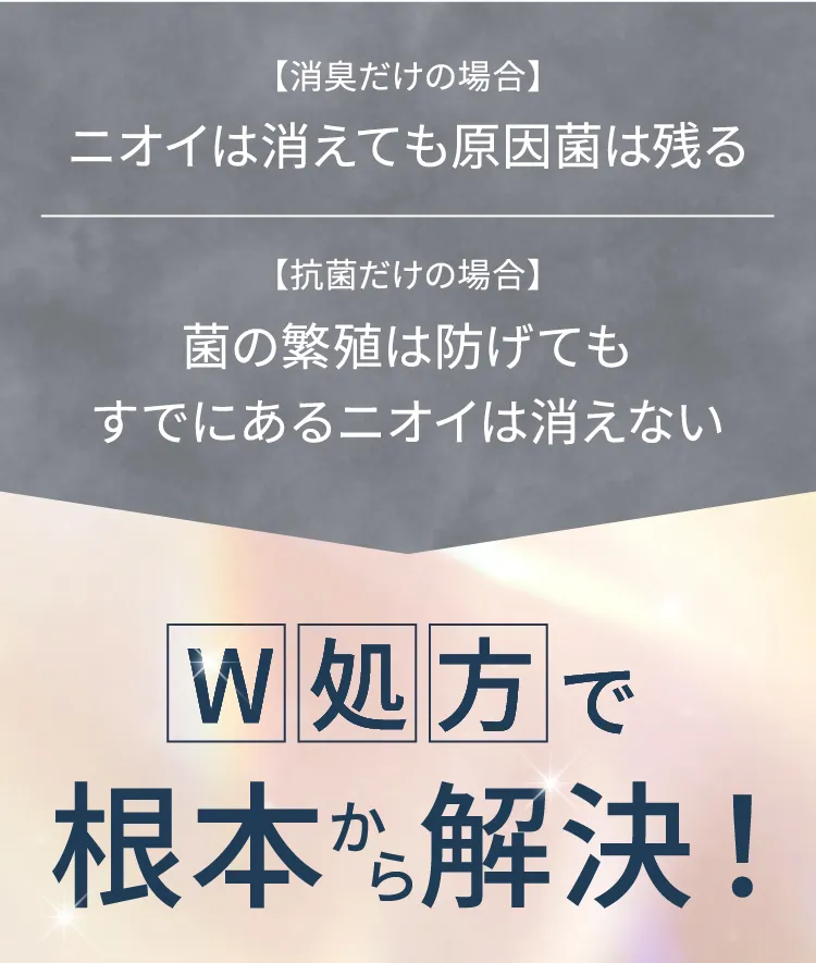 W処方で根本から解決!
