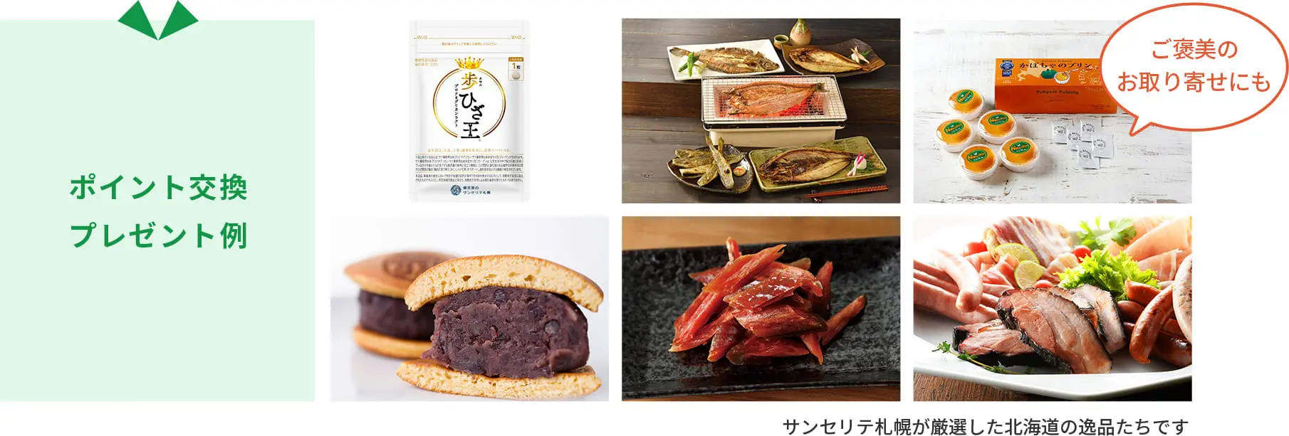 ポイント交換プレゼント例