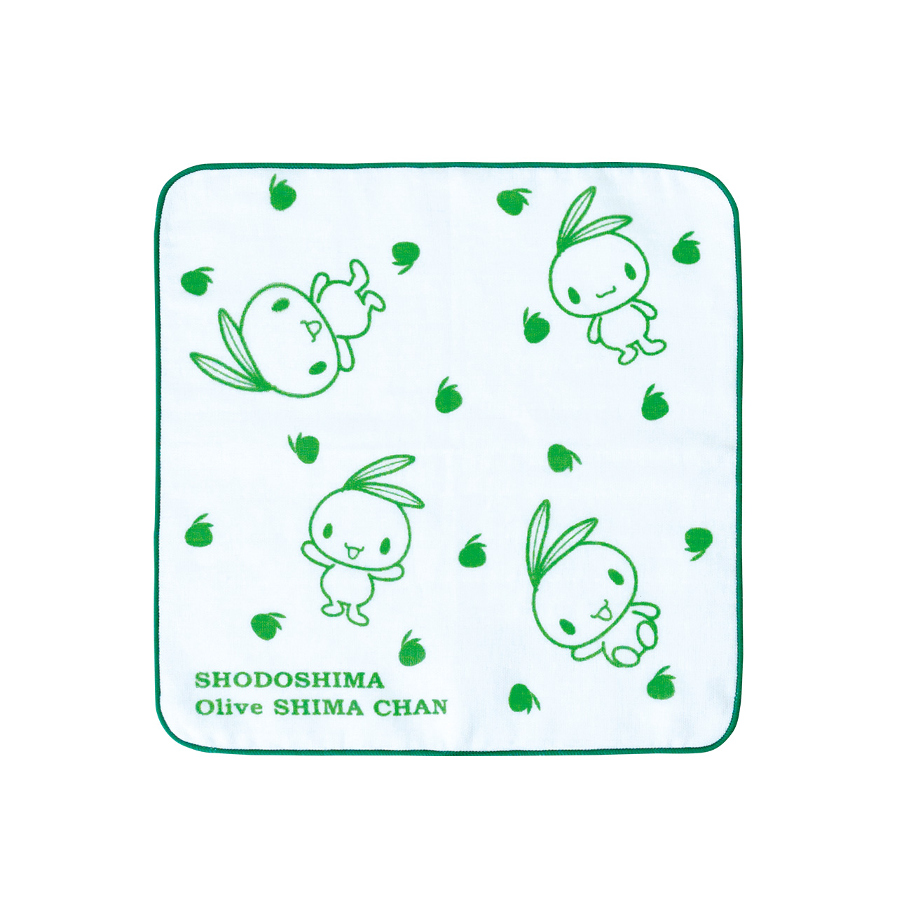 オリーブしまちゃん ガーゼハンカチ