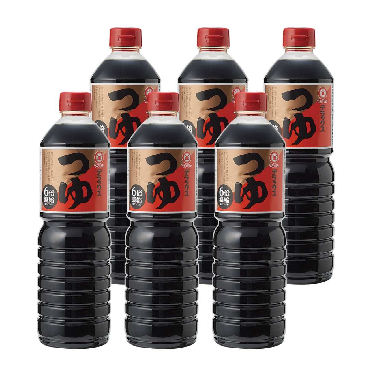 マルキンデラックスつゆ　1L（6本入）