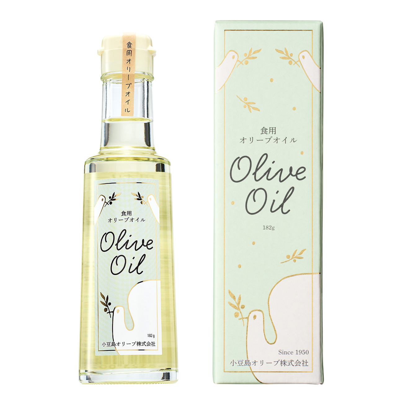 食用オリーブ油 182ｇ（箱入） 〈小豆島オリーブオリジナル〉