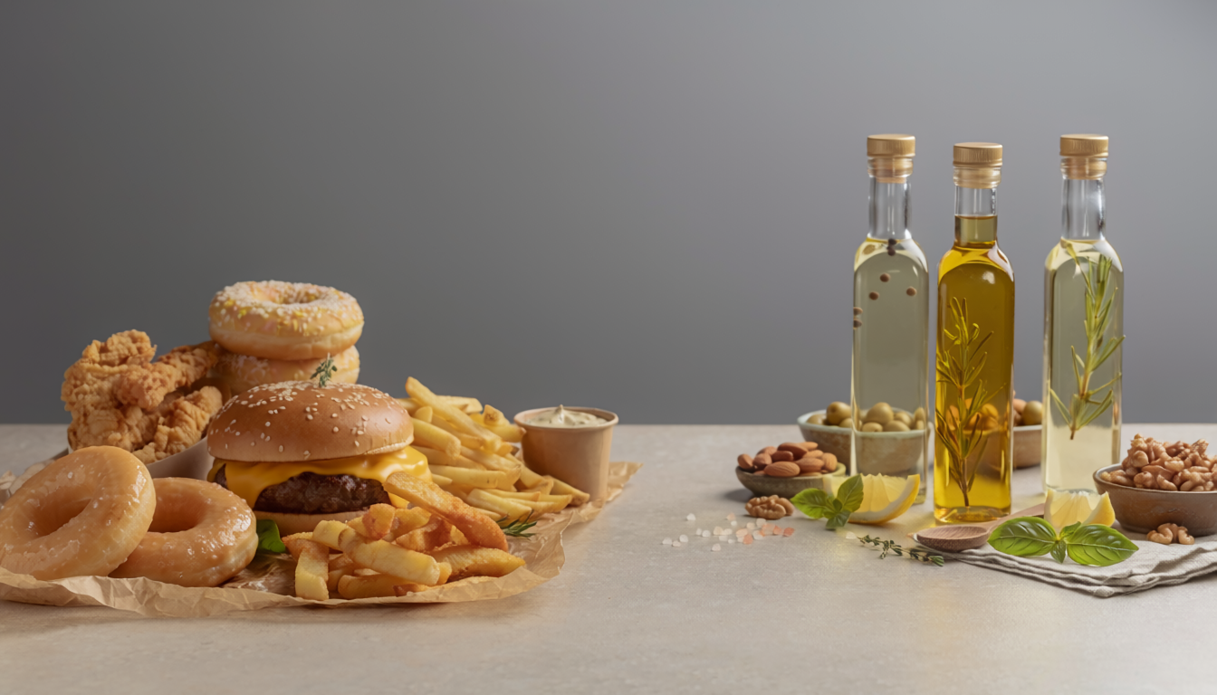 体に悪い油を避けるために