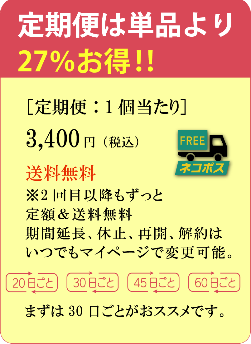 【定期】さわやかフローラさん　60粒入り