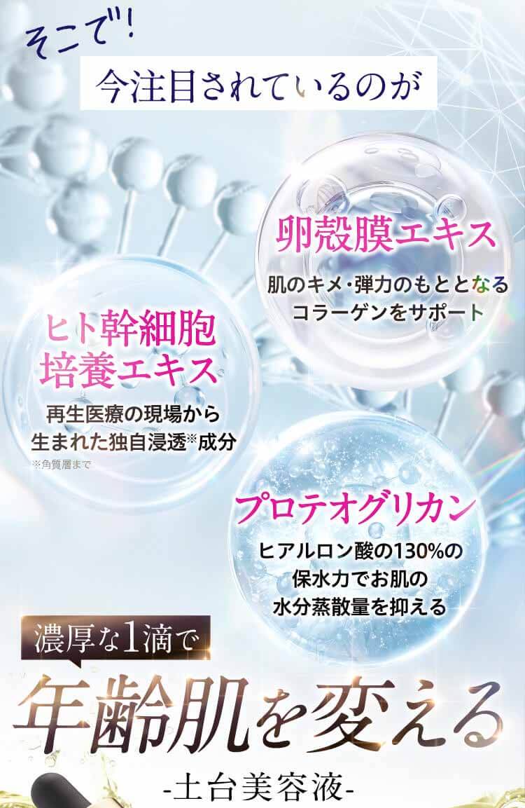 肌本来の輝きを引き出す 新発想の土台美容液誕生