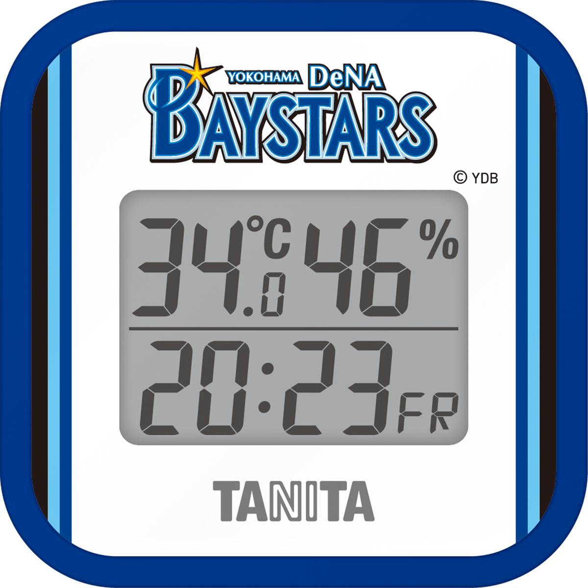 デジタル温湿度計 TT-CU-YDB 横浜DeNAベイスターズモデル | タニタ