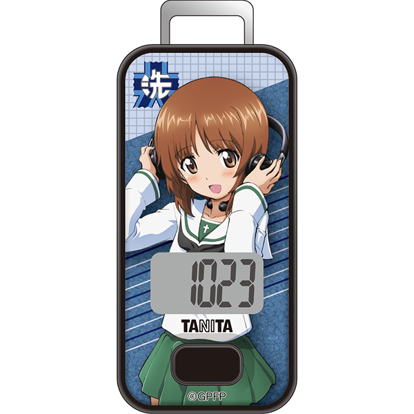 【受注生産商品】3Dセンサー搭載歩数計 FB-741 ガールズ＆パンツァーモデル