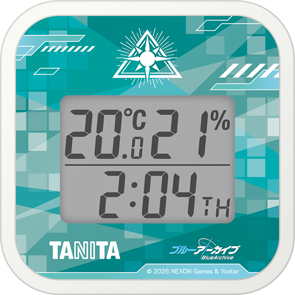 【受注生産商品】デジタル温湿度計 TT-CU ブルーアーカイブモデル