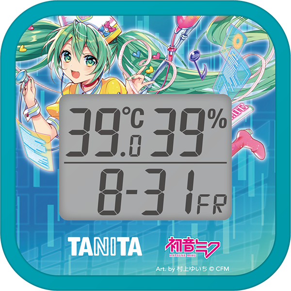 デジタル温湿度計 TT-CU 初音ミクモデル（ナースVer.）