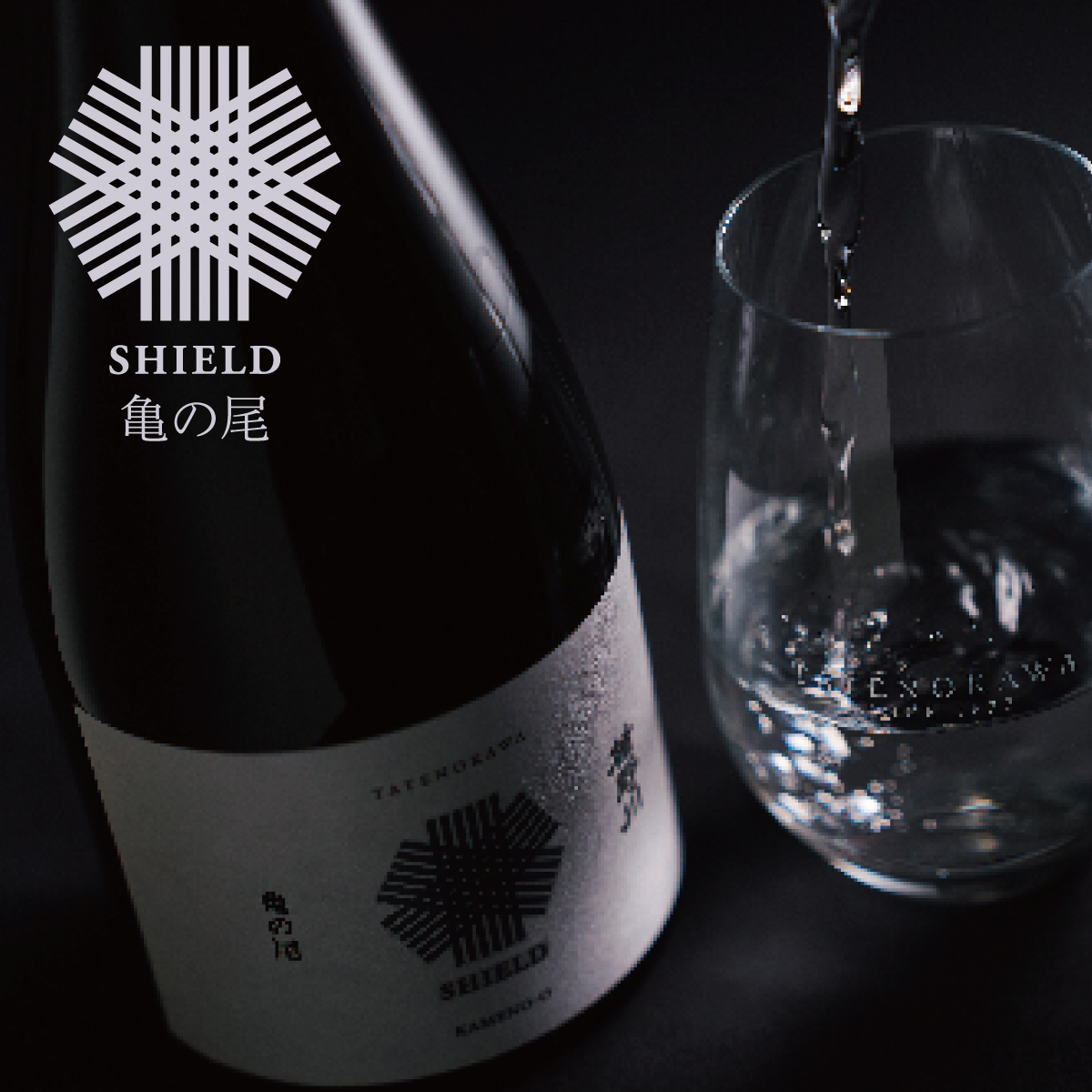【※10/16以降出荷】 SHIELD 亀の尾 純米大吟醸 720ml 【楯の川酒造公式】 包装: 無し
