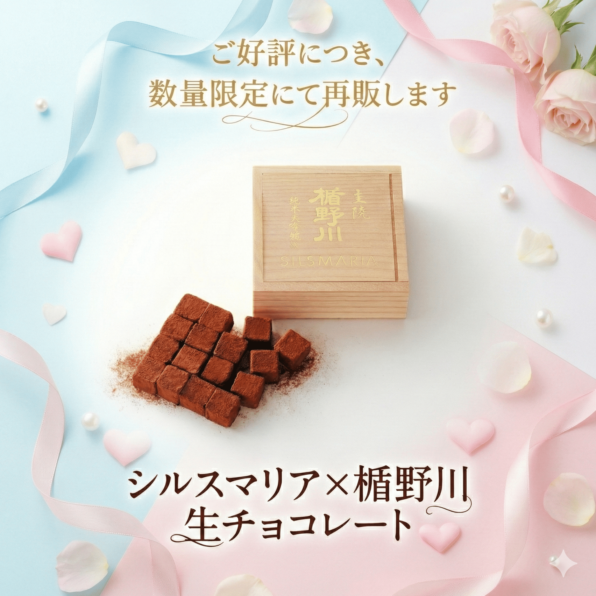 シルスマリア×楯野川 コラボ 生チョコレート