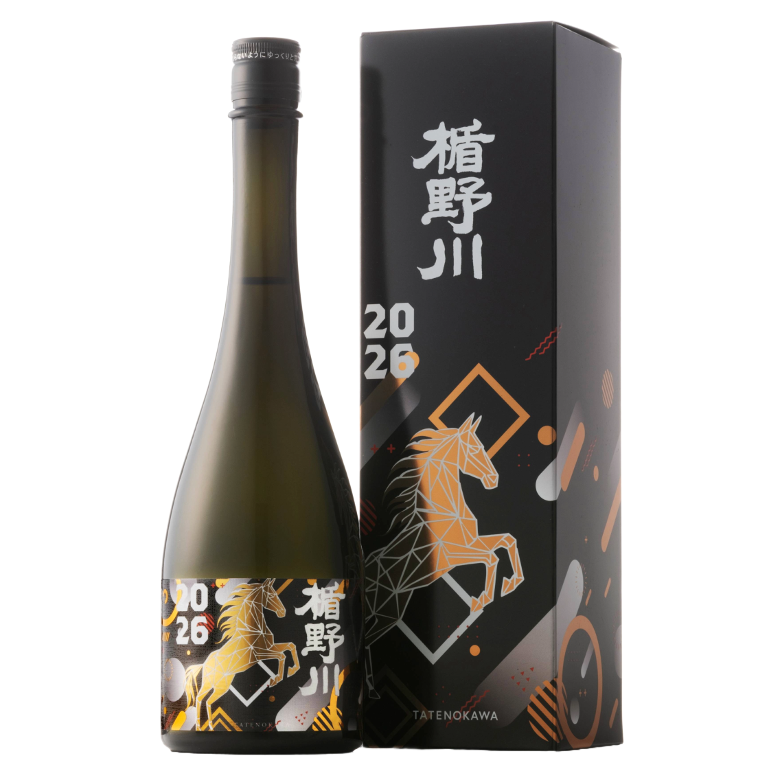 【※12/4出荷開始】 楯野川 純米大吟醸 2026 午（干支ボトル）｜ 【楯の川酒造公式】 包装: 無し