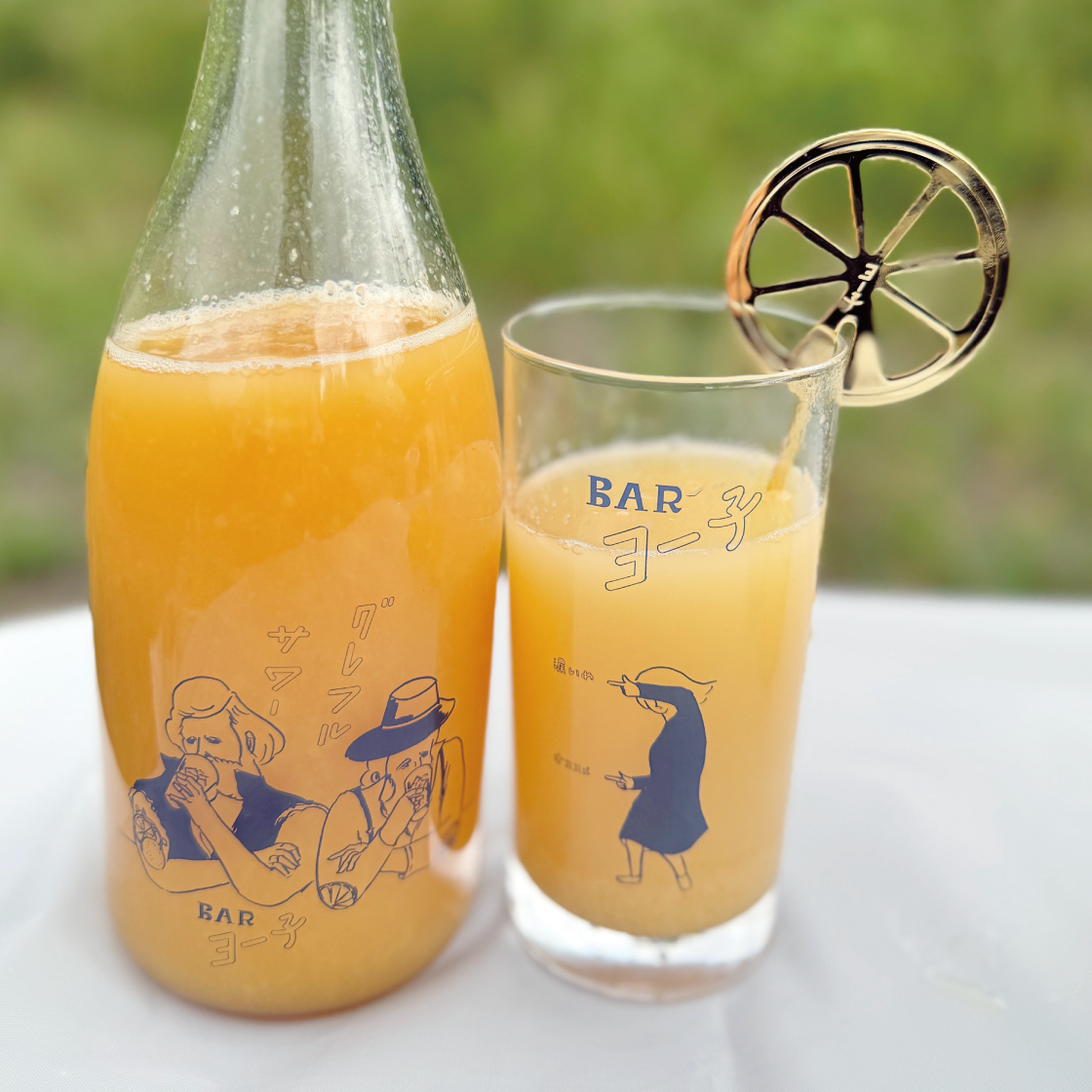 BARヨー子 グレフルサワー 720ml ｜皮ごと果汁 濃厚 リキュール 【楯の川酒造公式】 ギフト箱/包装/熨斗: 箱無し