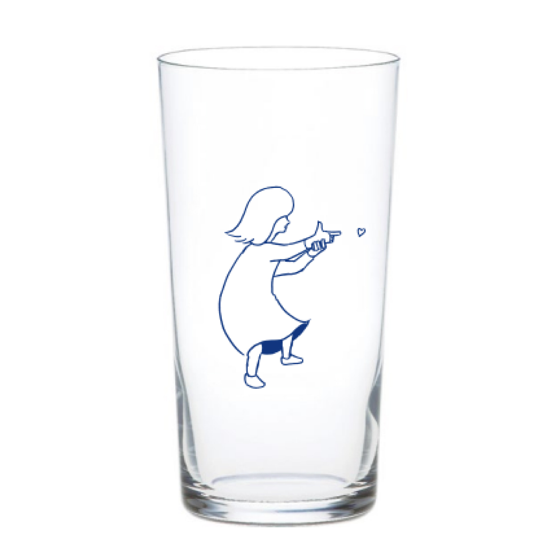 【※12/17出荷開始】 BARヨー子 グラス（タンブラー） ラブビーム ｜ 320ml プチギフト 【楯の川酒造公式】 包装: 無し