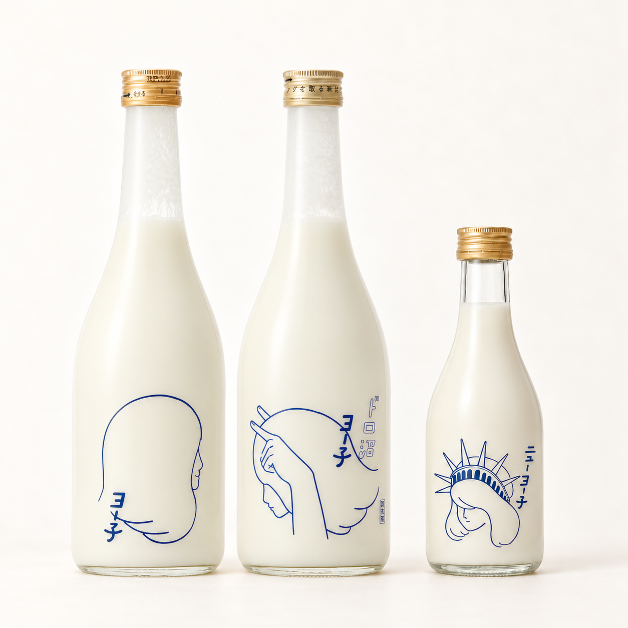 ニューヨー子 300ml | BARヨー子 飲み切りサイズ＆飲み比べ 【楯の川酒造公式】 包装: 無し