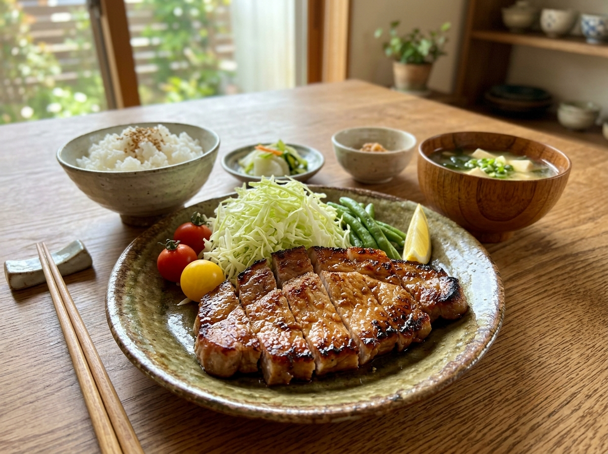 豚肉の味噌糀漬け焼き