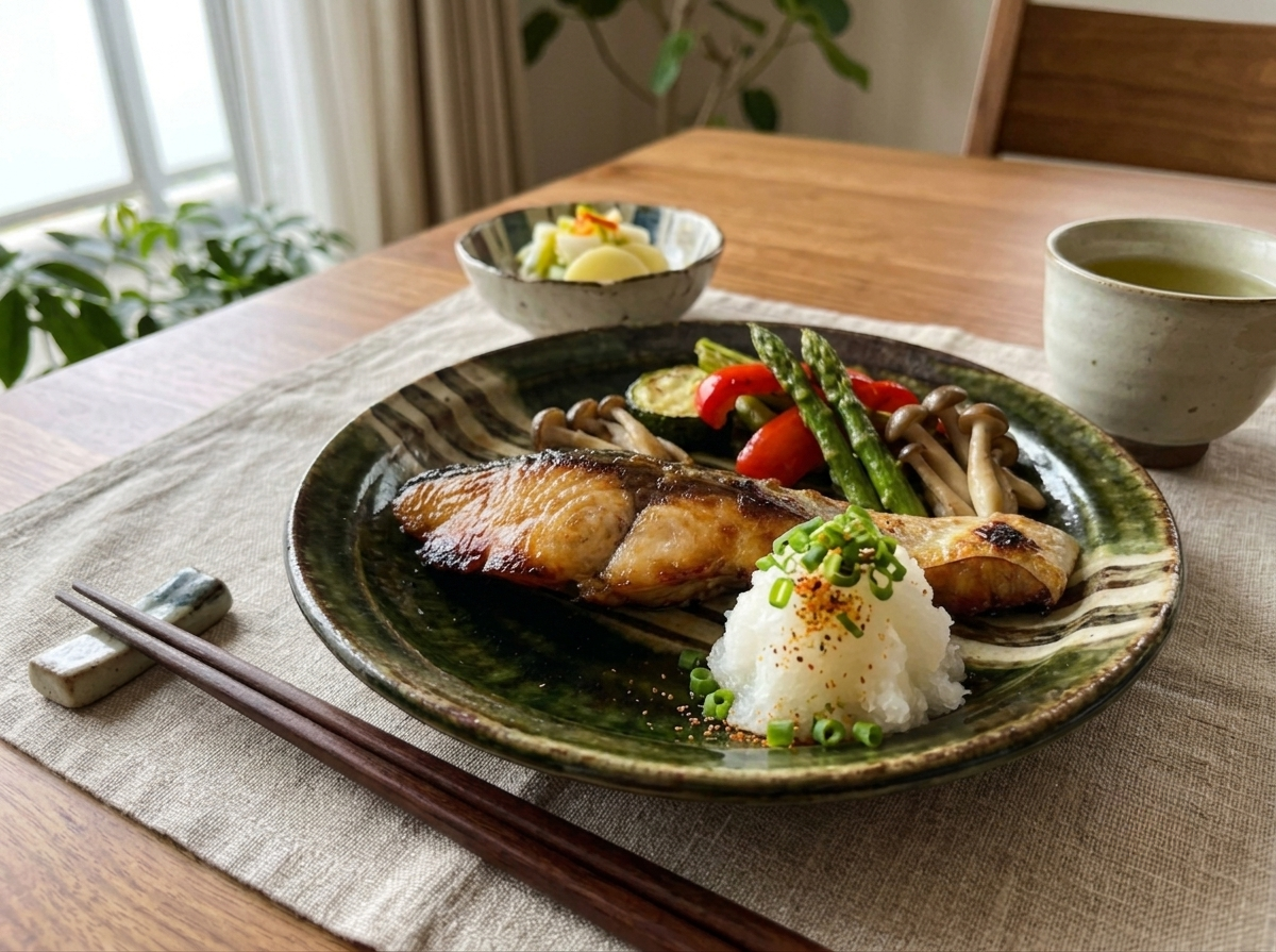 サワラの塩糀焼き