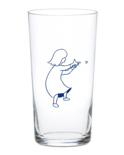 ヨー子グラス ラブビーム（タンブラー）