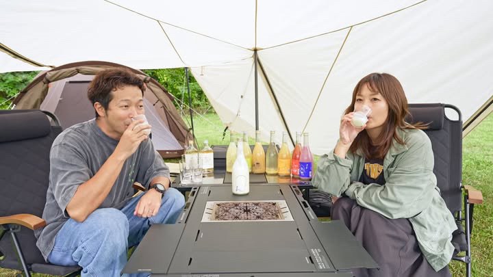 ヨー子を飲むもじゃ夫婦さん