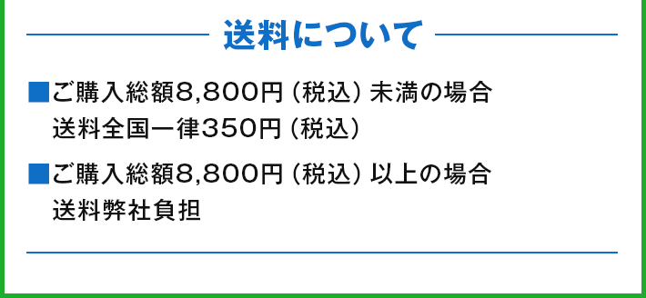 送料について