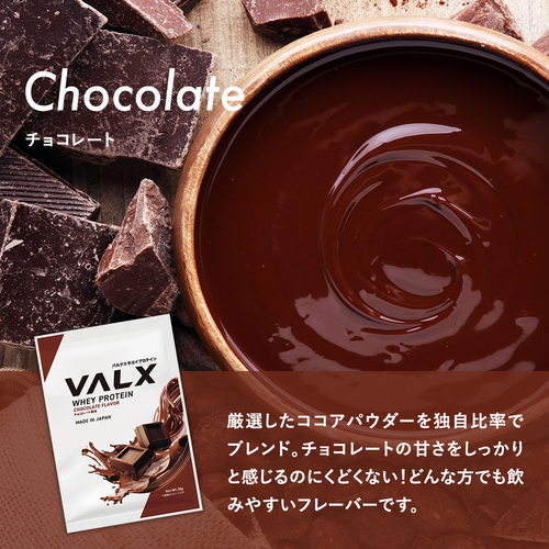 ホエイプロテイン(WPC)個包装（1食分） チョコレート風味