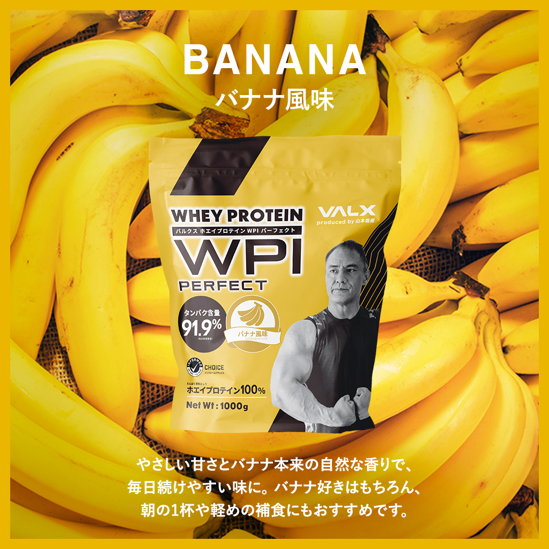 ホエイプロテイン WPIパーフェクト1kg プレーン味