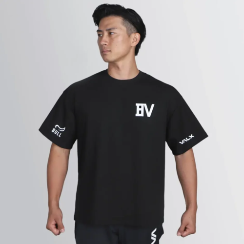 公式限定】BULLコラボオーバーサイズコットンストレッチTシャツ