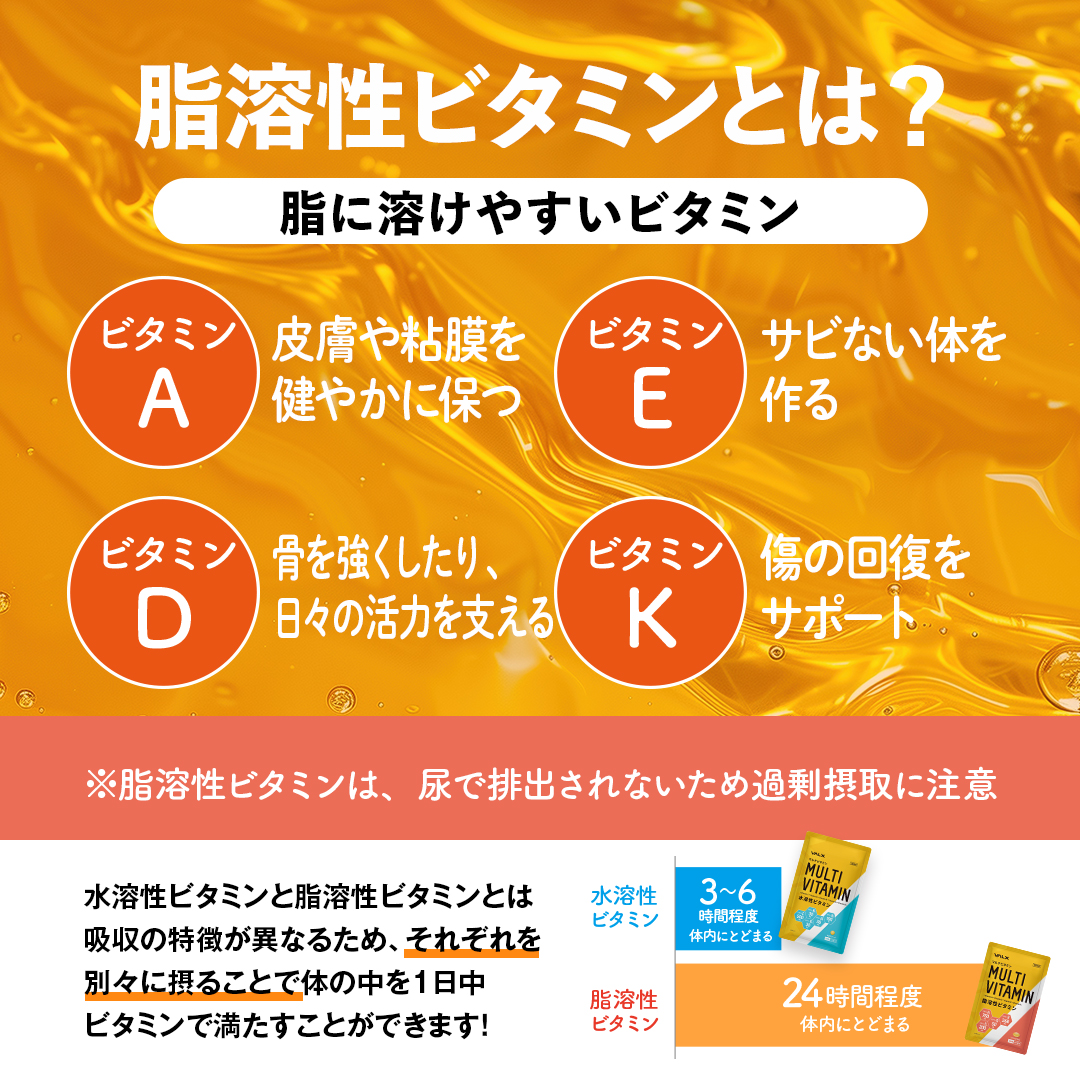 マルチビタミン 脂溶性ビタミン