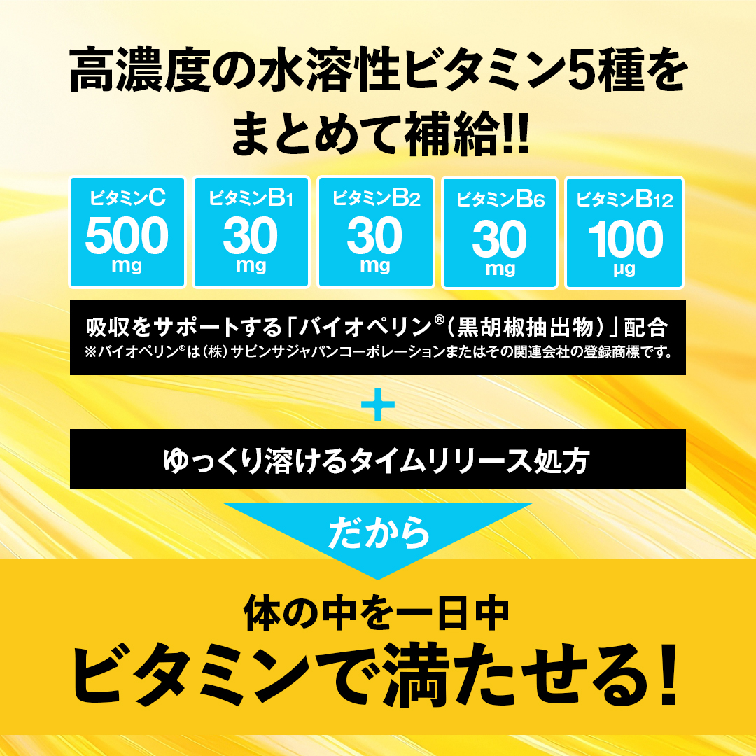 マルチビタミン 水溶性ビタミン