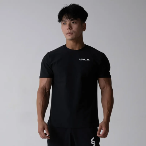 レギュラーフィットテックTシャツ（BK） M